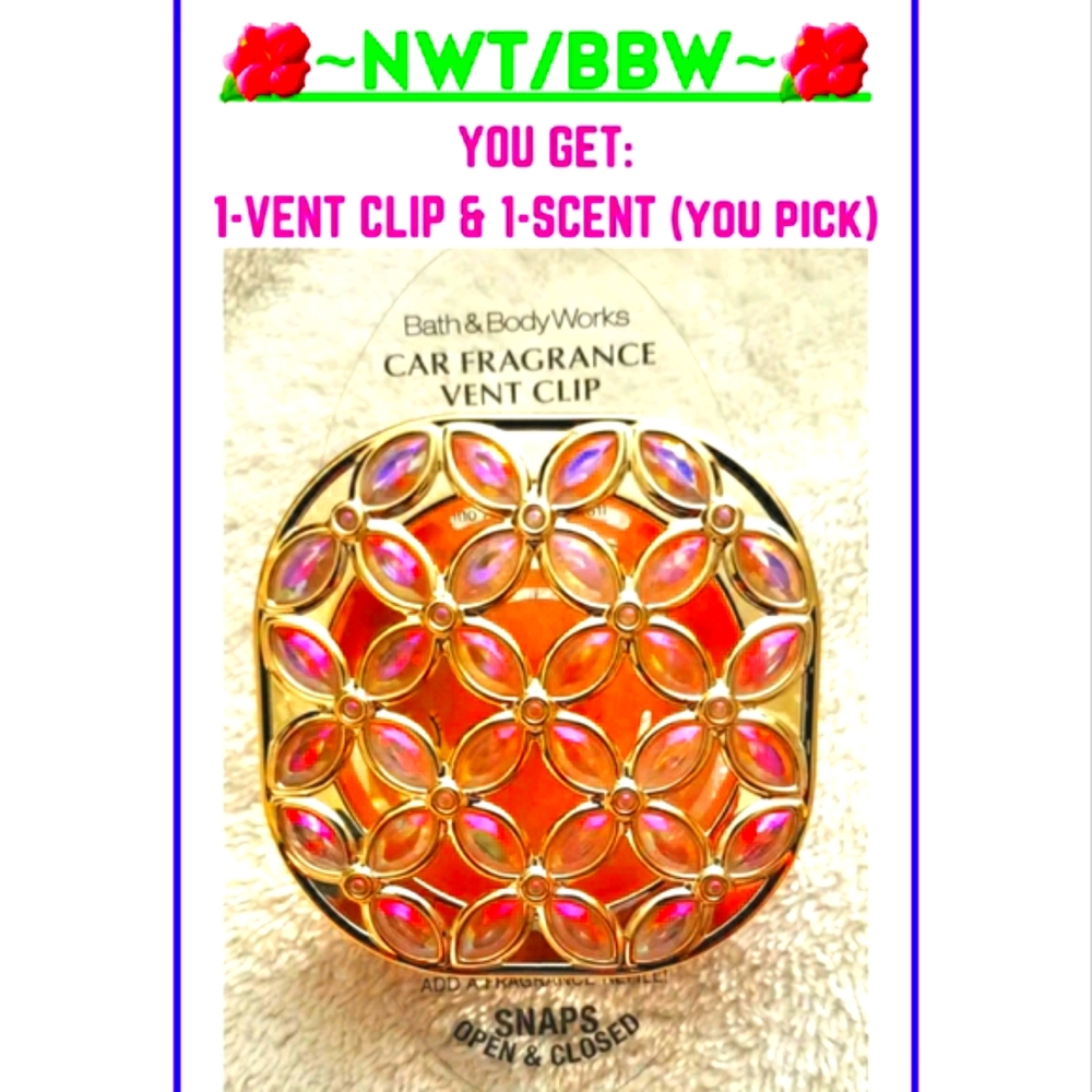 🔥CAR VENT AIR FRESHNER w/1 Scent ‼️You Choose‼️